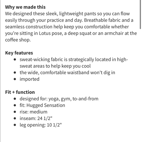 Lululemon Ebb to Street Pant - Size 12 - Picture 4 of 10